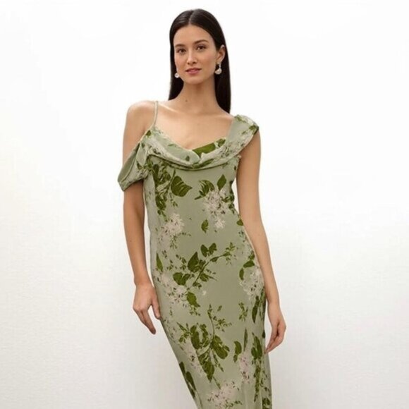 Reformation Reya Green Dress - Picture 9 of 11